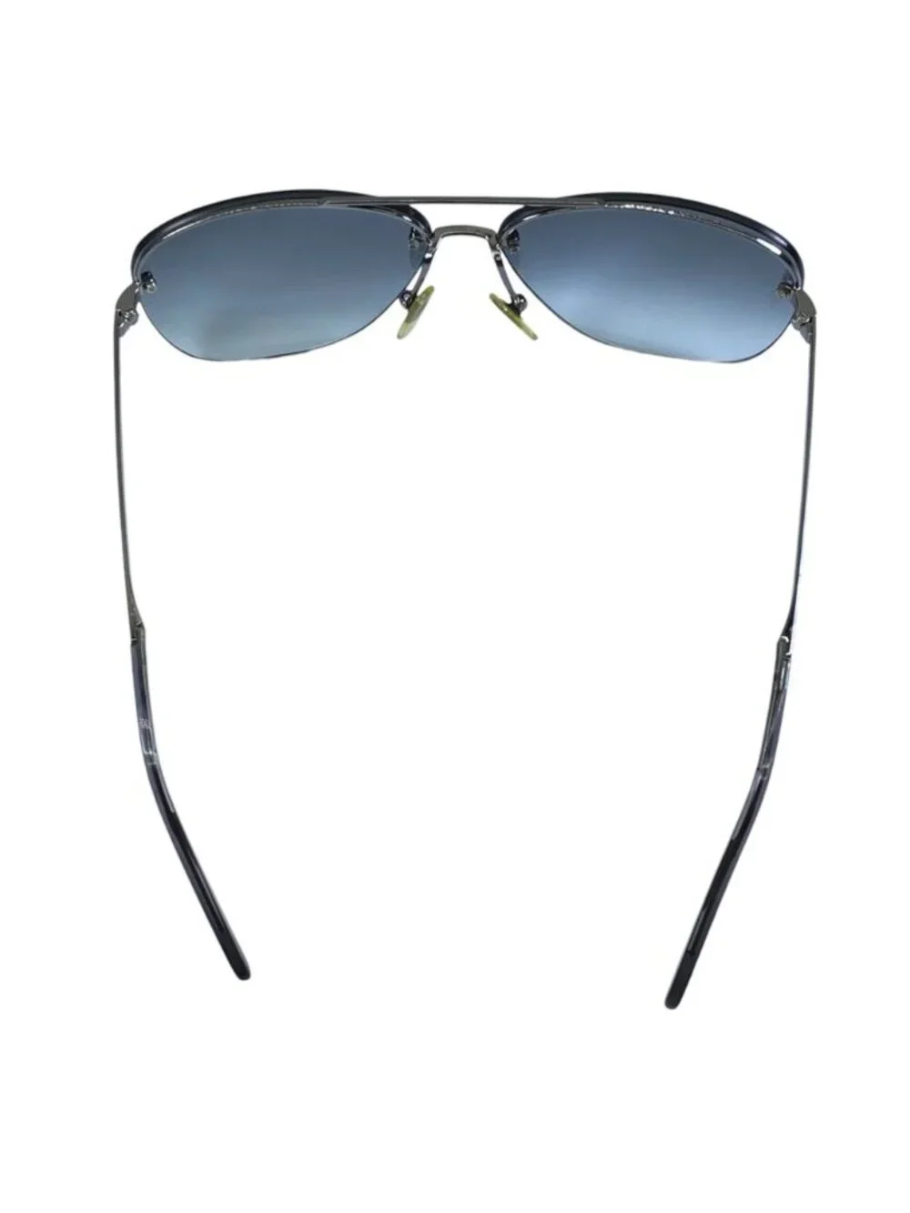 Louis Vuitton Sunglasses Soco Damier Teardrop Acetate Metal Blue Black Eyewear